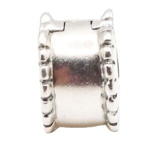 Pandora Beveled Sterling Silver Clip Charm – Retired